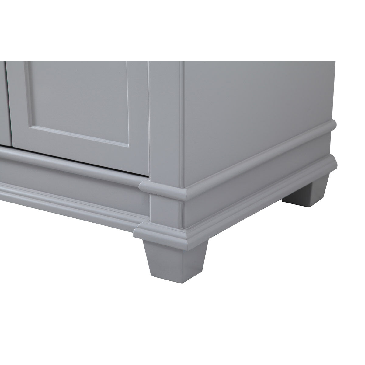 Wesley 72 X 21.5 X 35 inch Grey Vanity Sink Set in Gray