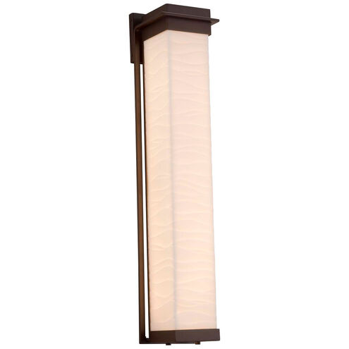 Porcelina LED 6 inch Brushed Nickel Wall Sconce Wall Light