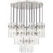 Fontaine 27 Light 39.5 inch Brushed Nickel Chandelier Ceiling Light