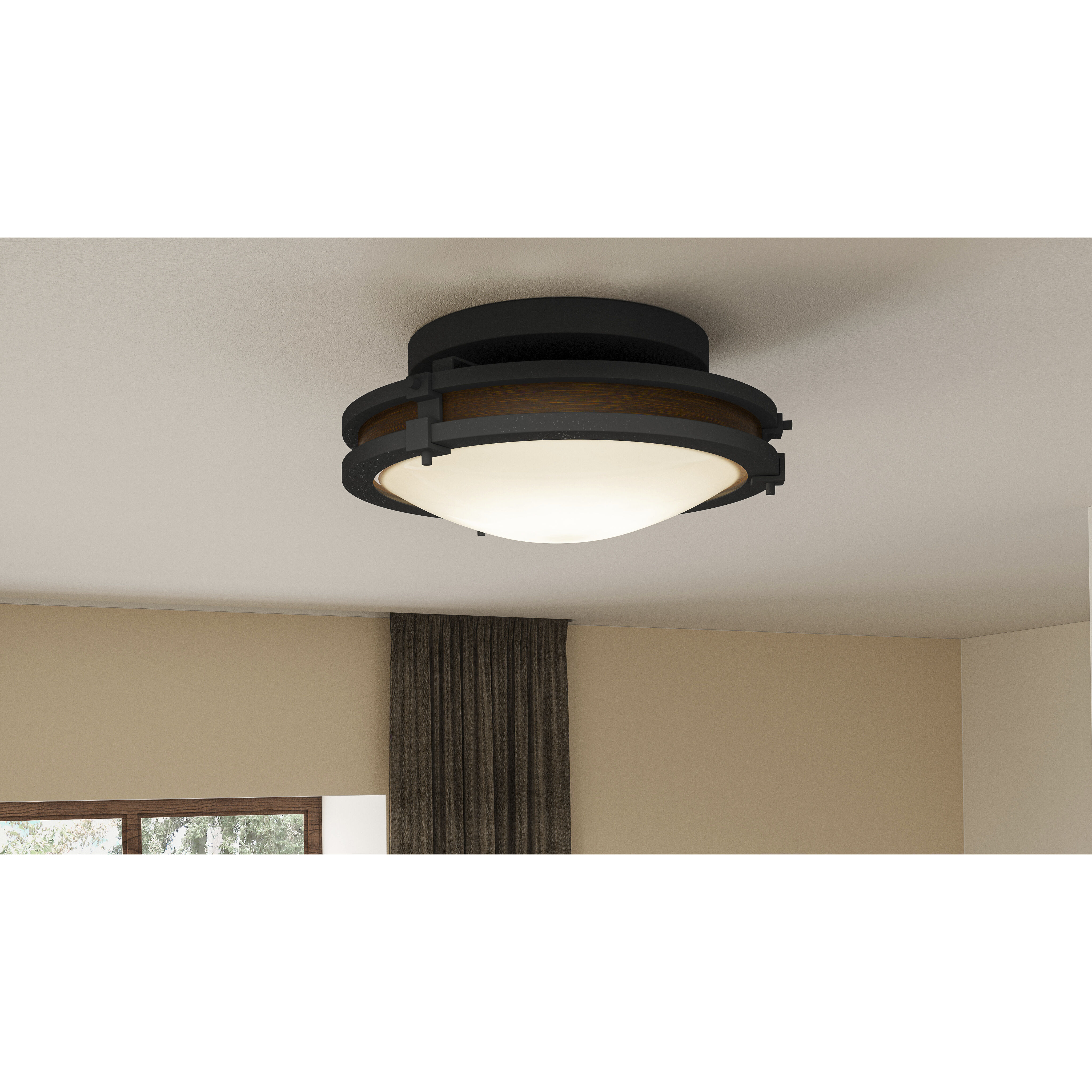 Iron flush ceiling lights hot sale