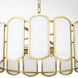 Belleview 5 Light 25 inch Aged Brass Pendant Ceiling Light