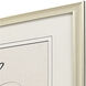 Illustrative Bunny Beige and Black and Neutral Framed Art, Propac