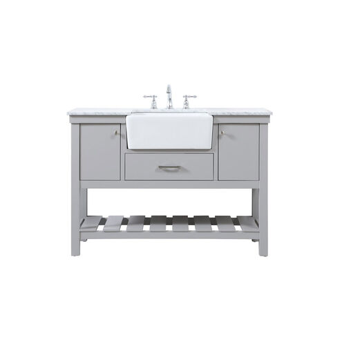Clement 48 X 22 X 34 inch Grey Bathroom Vanity Cabinet
