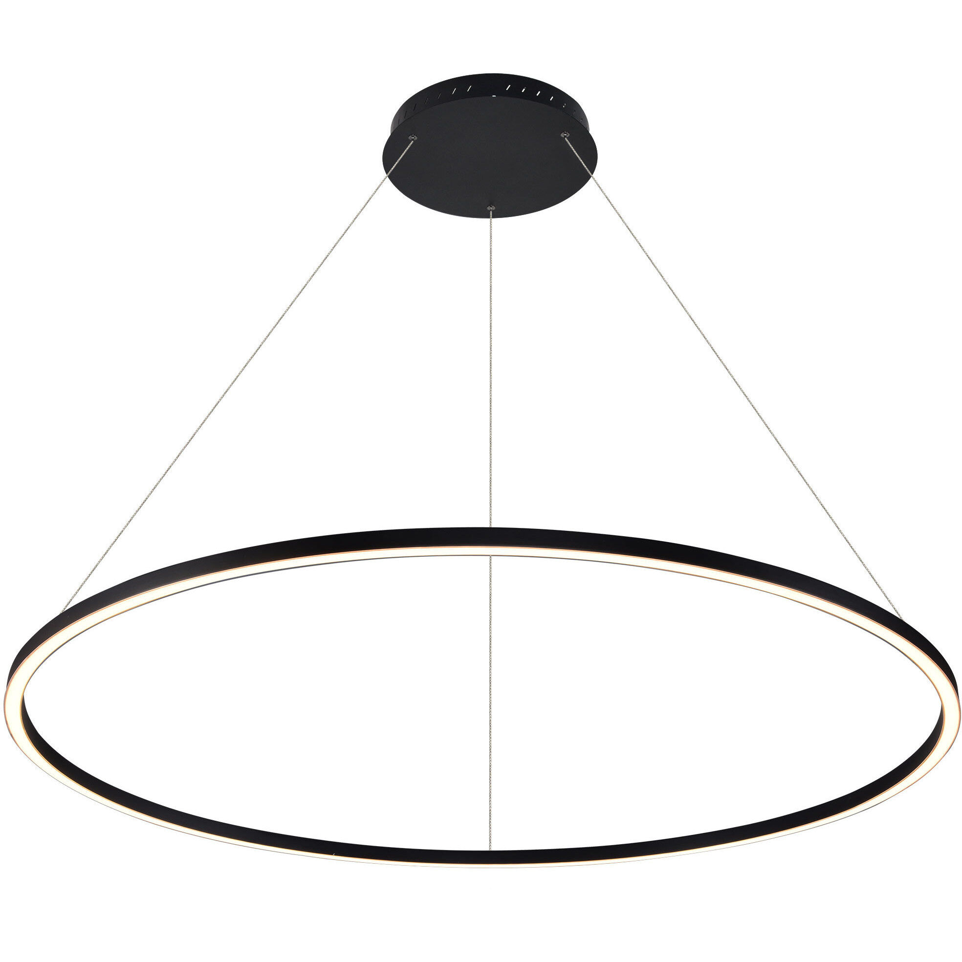 Tania 51.25 inch Black Chandelier Ceiling Light