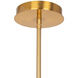 Aurelia LED 8 inch Brass Pendant Ceiling Light