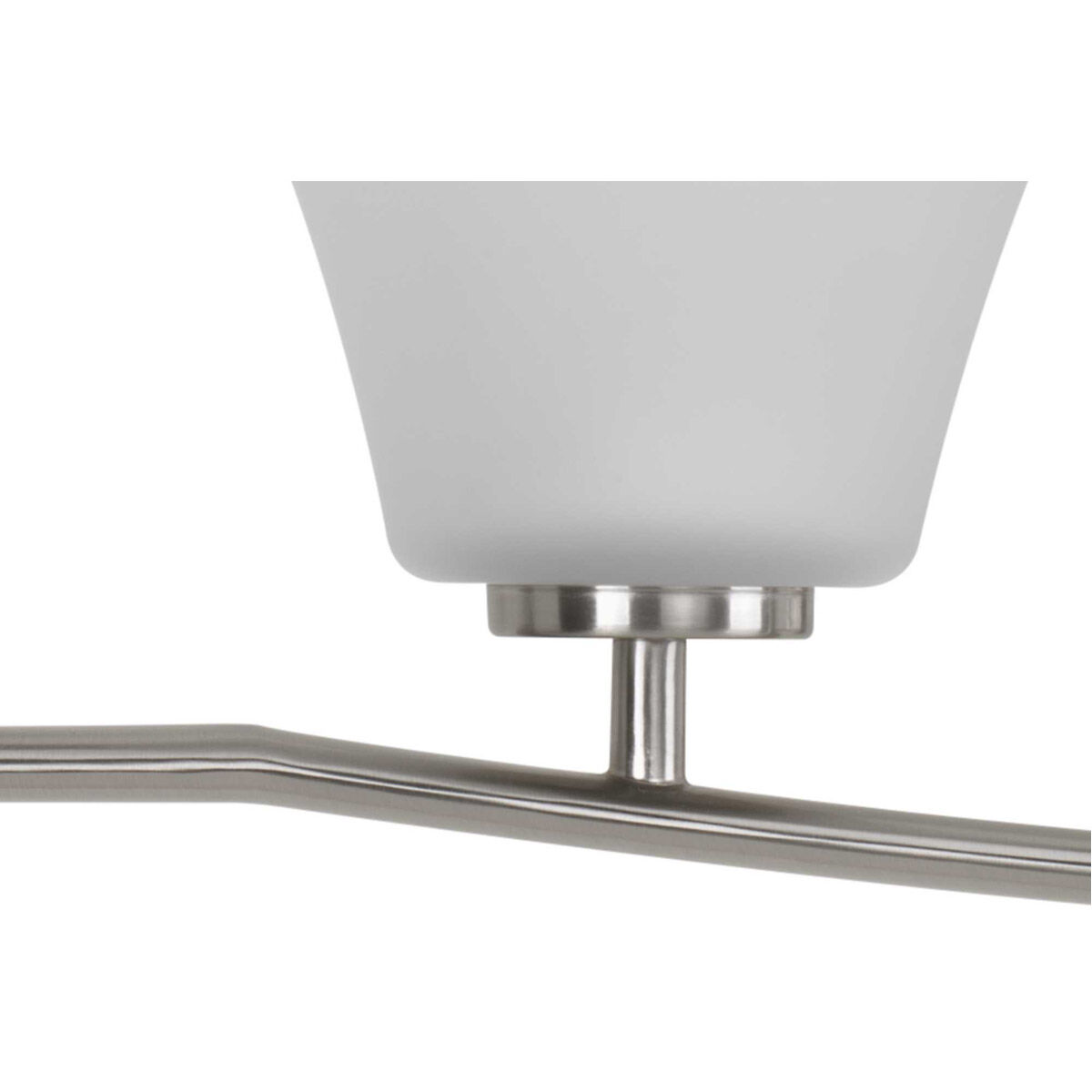 Bravo 4 Light 37.25 inch Brushed Nickel Bath Vanity Wall Light