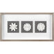 Floral Shadow White Framed Wall Art