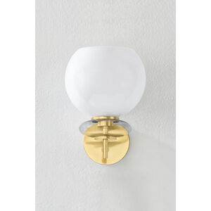 Alexia 1 Light 7.75 inch Aged Brass Wall Sconce Wall Light