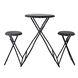 Anita 57.5 X 39.8 inch Black Side Table