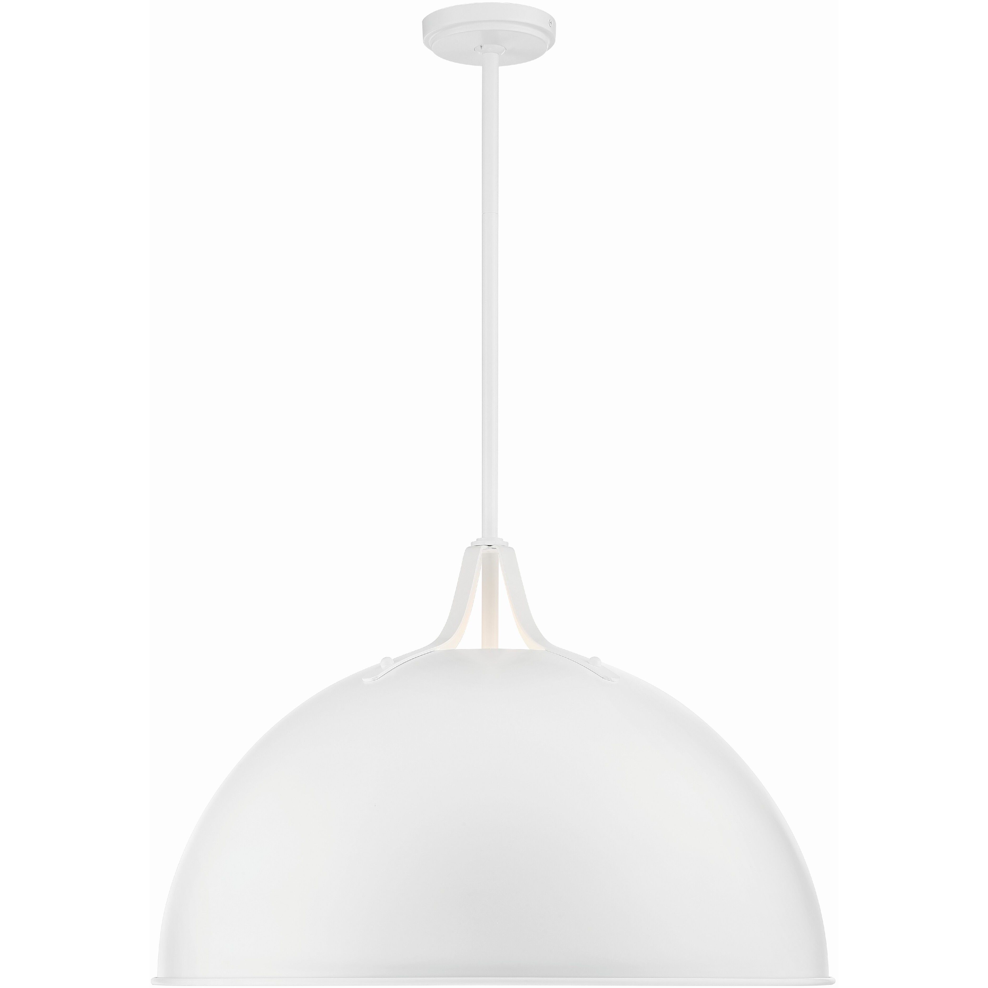 Soto 3 Light 23.5 inch White Pendant Ceiling Light