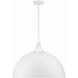 Soto 3 Light 23.5 inch White Pendant Ceiling Light