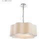 Villoy 4 Light 24 inch Polished Nickel Chandelier Ceiling Light in Incandescent