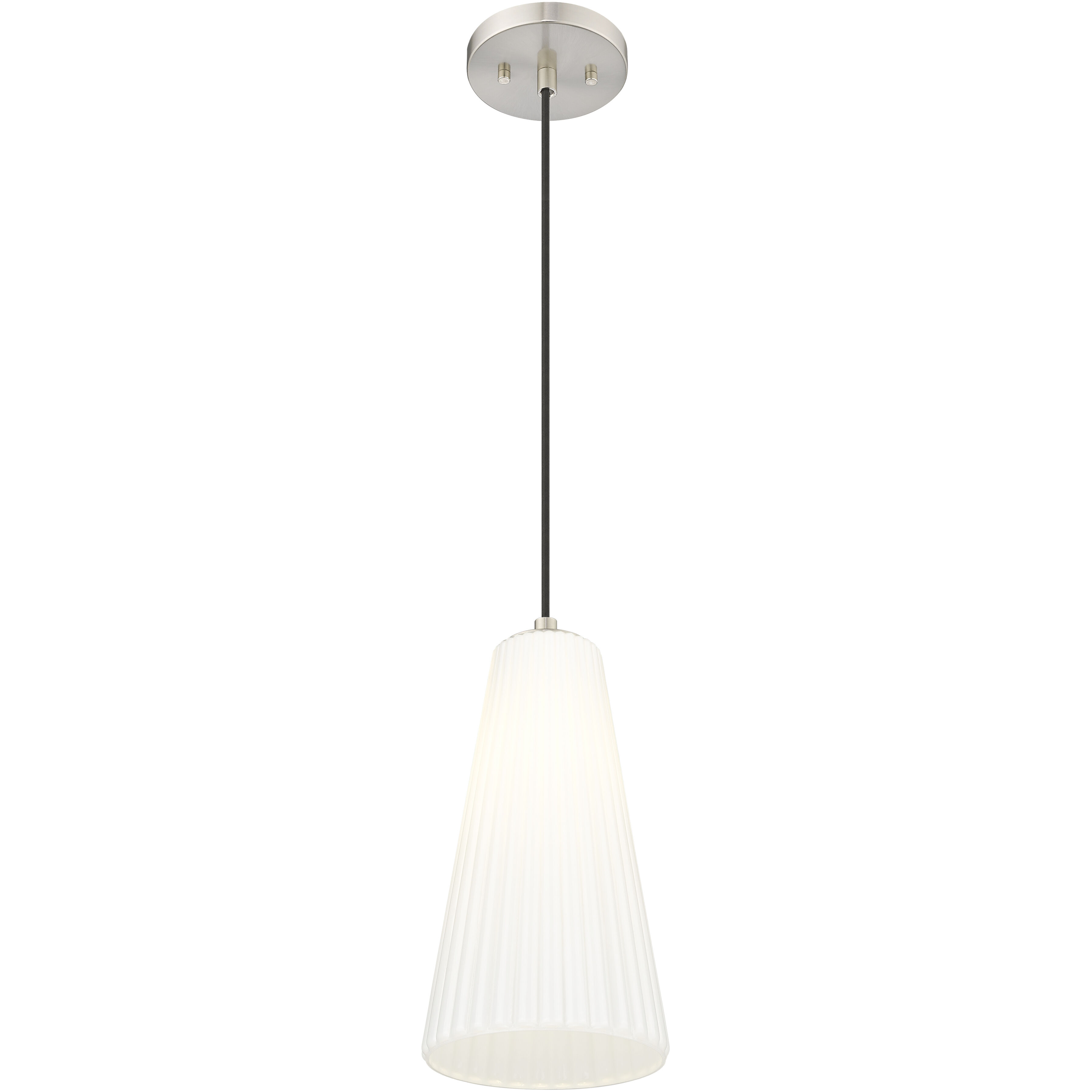Farrell 1 Light 7.25 inch Brushed Nickel Pendant Ceiling Light
