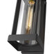 Glenwood 1 Light 12.5 inch Black Outdoor Wall Light