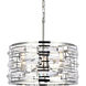 Kennedy 3 Light 17 inch Chrome Pendant Ceiling Light