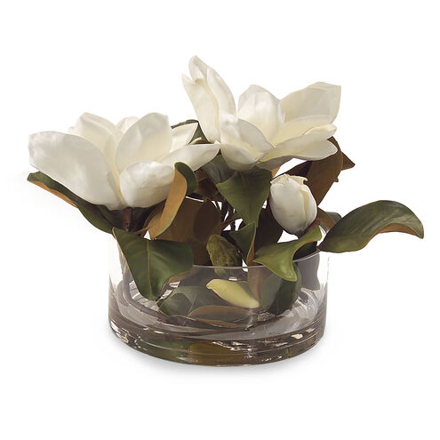 Magnolia White Decorative Flower
