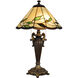 Evelyn 26 inch 75.00 watt Antique Golden Bronze Table Lamp Portable Light