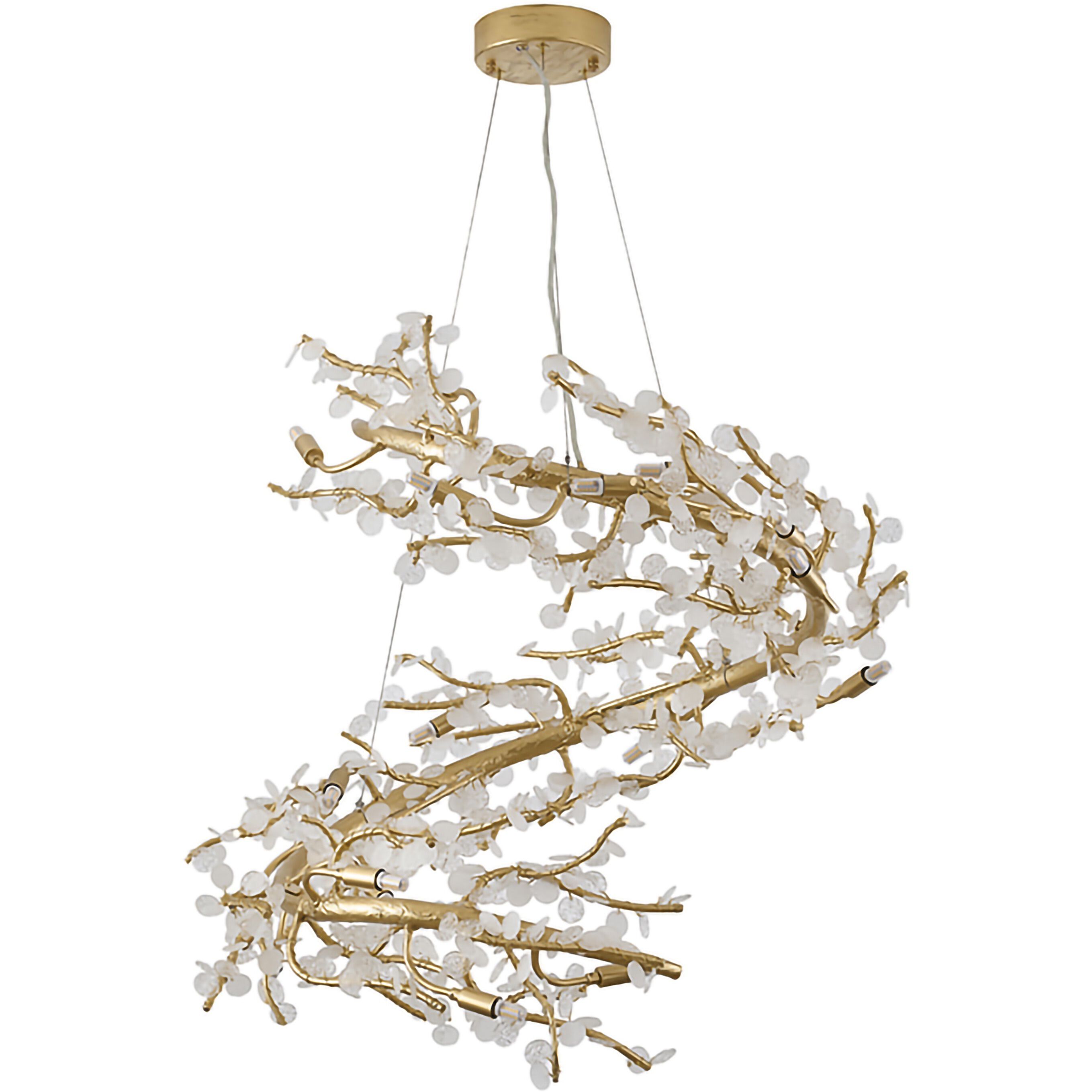 IMP Series 18 Light 30 inch Gold Chandelier Ceiling Light
