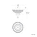 Signature Sterling LED 12 inch Polished Chrome Semi-Flush Mount Ceiling Light, Schonbek Signature