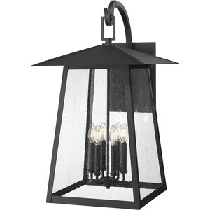 Rainer Outdoor Wall Light in Black, G9