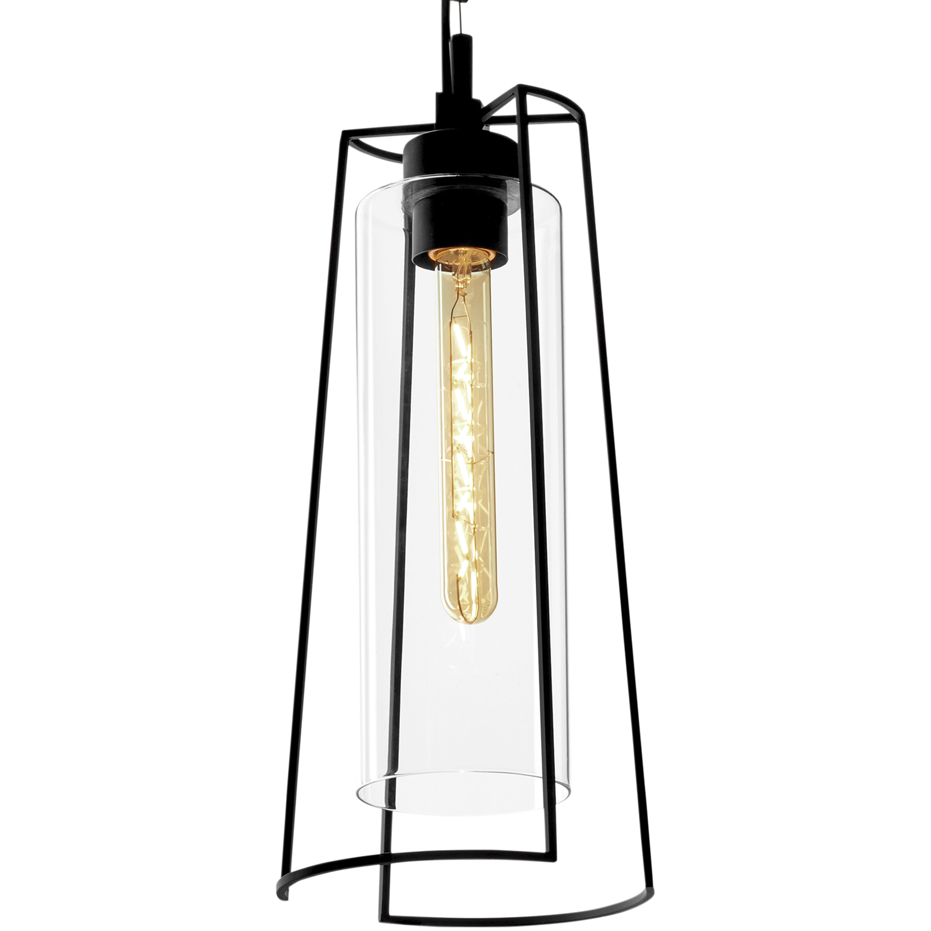 Cere 1 Light 6.75 inch Matte Black Outdoor Pendant
