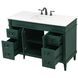 Bennett 48 X 21 X 35 inch Green Vanity Sink Set