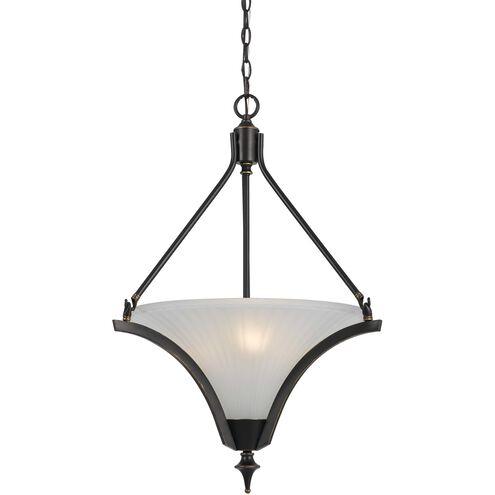 Rockwood 3 Light 22 inch Dark Bronze Pendant Ceiling Light