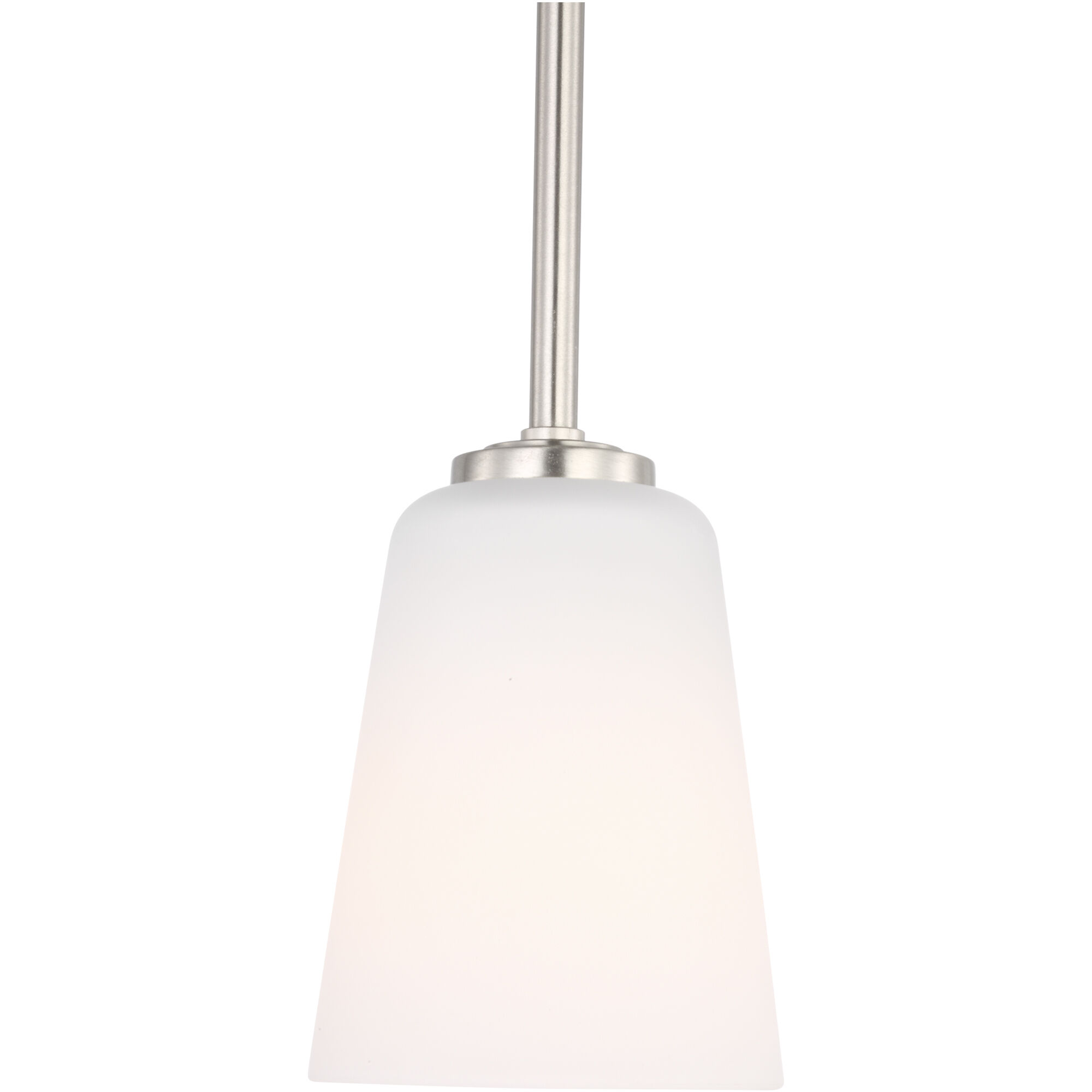 Miles 1 Light 4.5 inch Brushed Nickel Mini Pendant Ceiling Light