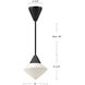 Alora Mood Nora Pendant Ceiling Light in Matte Black
