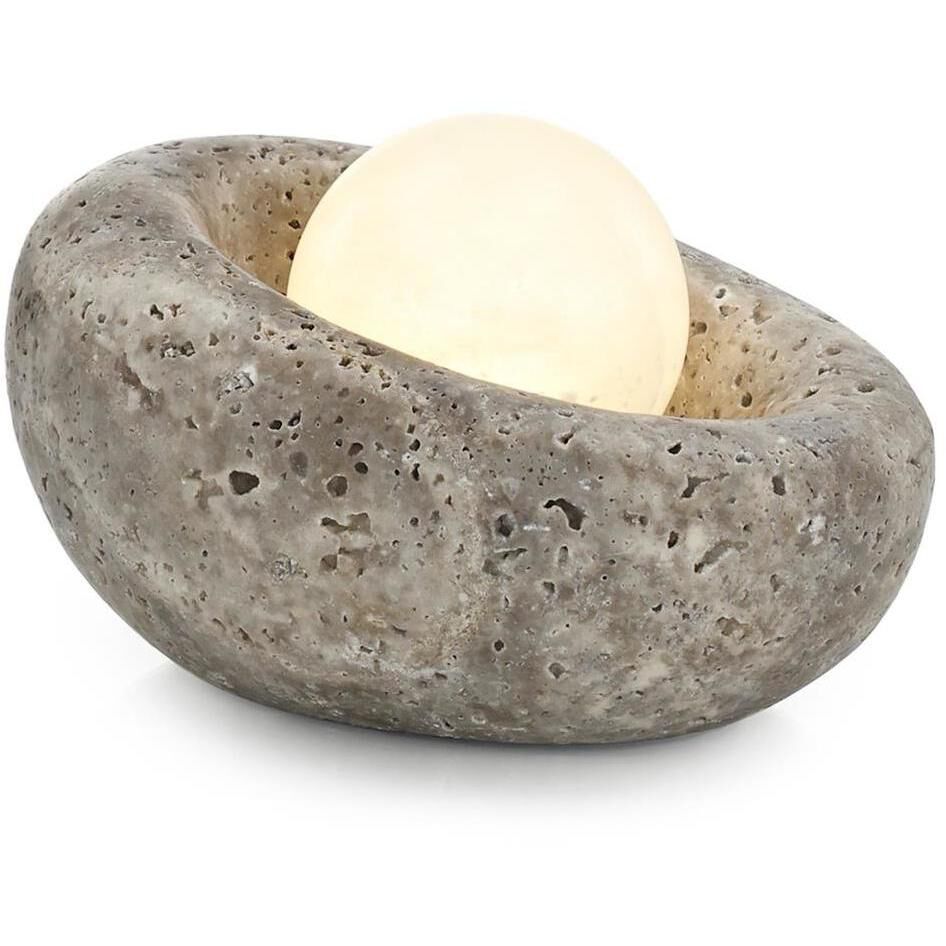 Nested Alabaster 4.5 inch Accent Lamp Portable Light