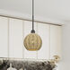 Summervine 1 Light 8 inch Bronze Pendant Ceiling Light, Mini Globe