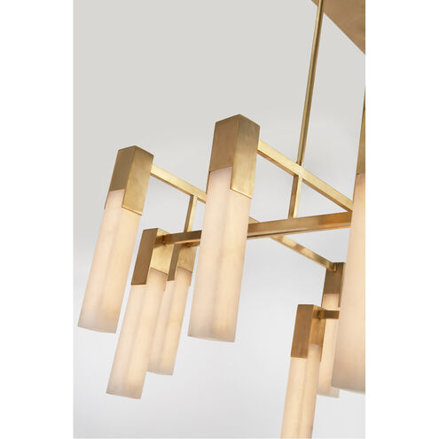 Kelly Wearstler Covet LED 31.25 inch Antique-Burnished Brass Chandelier Ceiling Light, Large