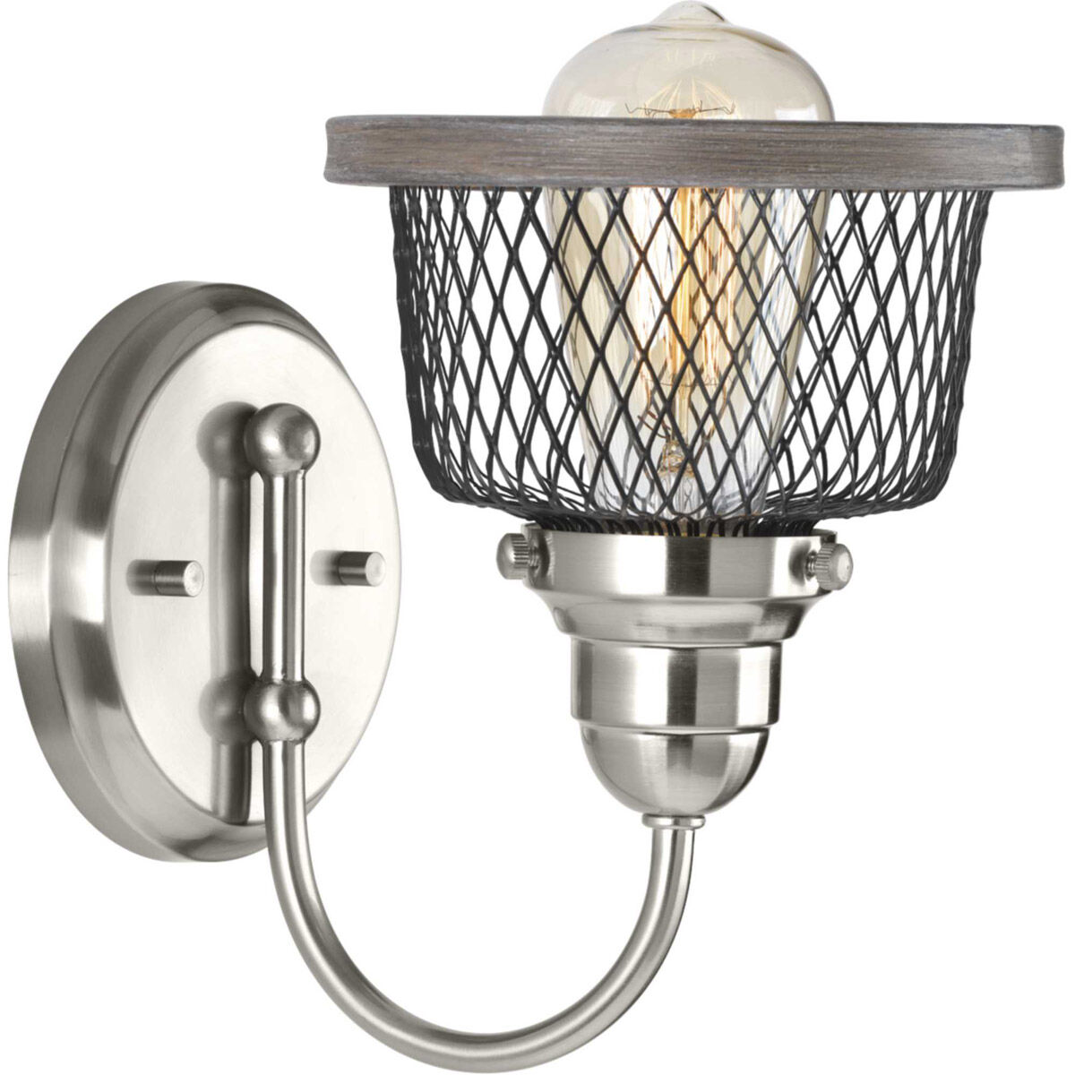 Tilley 1 Light 6.38 inch Brushed Nickel Bath Vanity Wall Light
