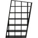 Barsum Hand Rubbed Black Bookcase