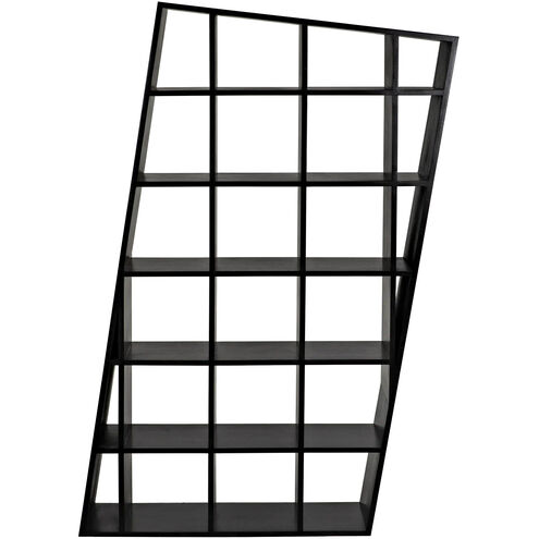 Barsum Hand Rubbed Black Bookcase