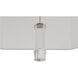 Kate 6 Light 22 inch Polished Nickel Pendant Ceiling Light in Pearl Gray