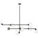 Millikan 9 Light 39 inch Coal Black Pendant Ceiling Light