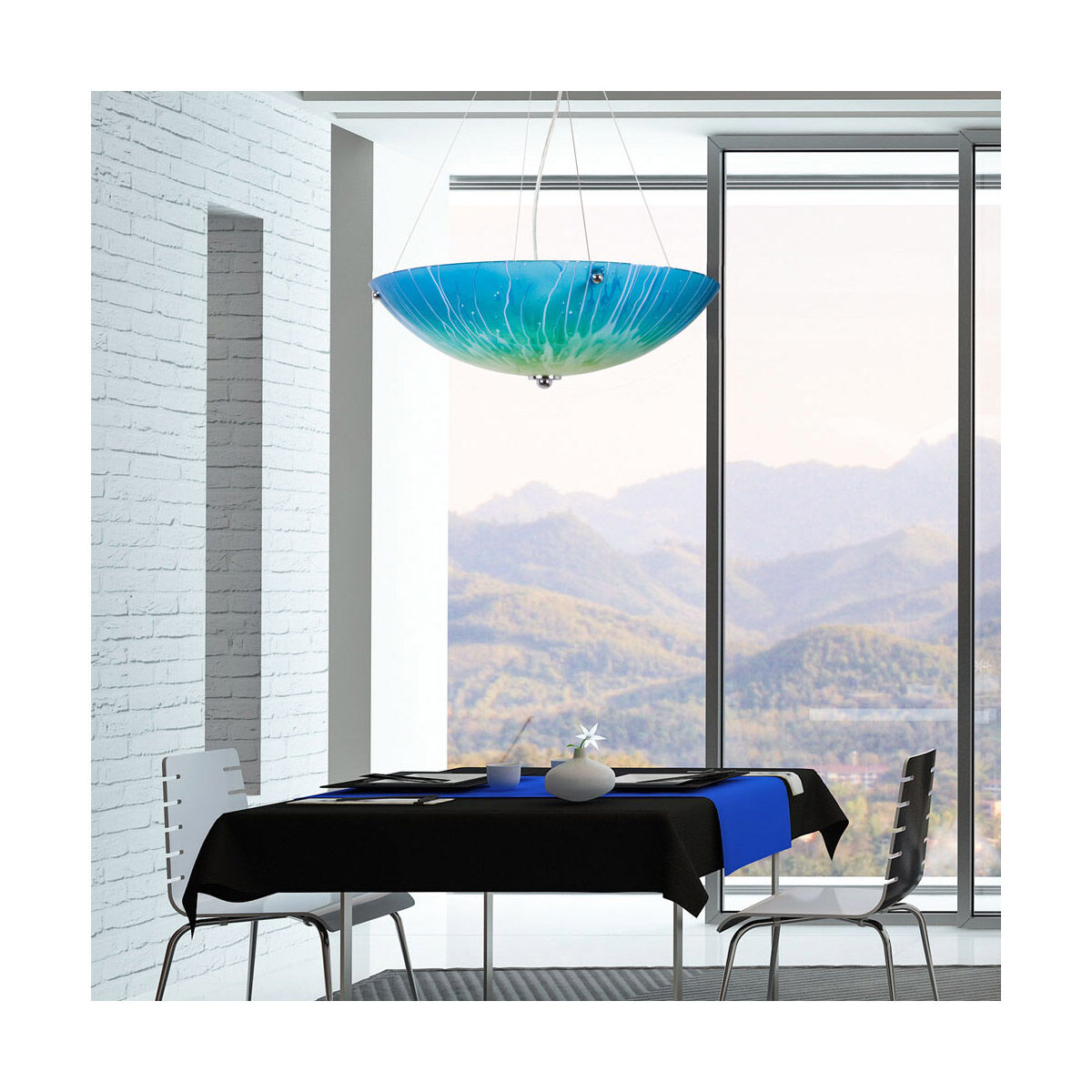 Essence 3 Light 21 inch Chrome Pendant Ceiling Light, Private Events