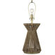 Chapman & Myers Antigua 29.5 inch 15 watt Natural Abaca and Antique-Burnished Brass Table Lamp Portable Light
