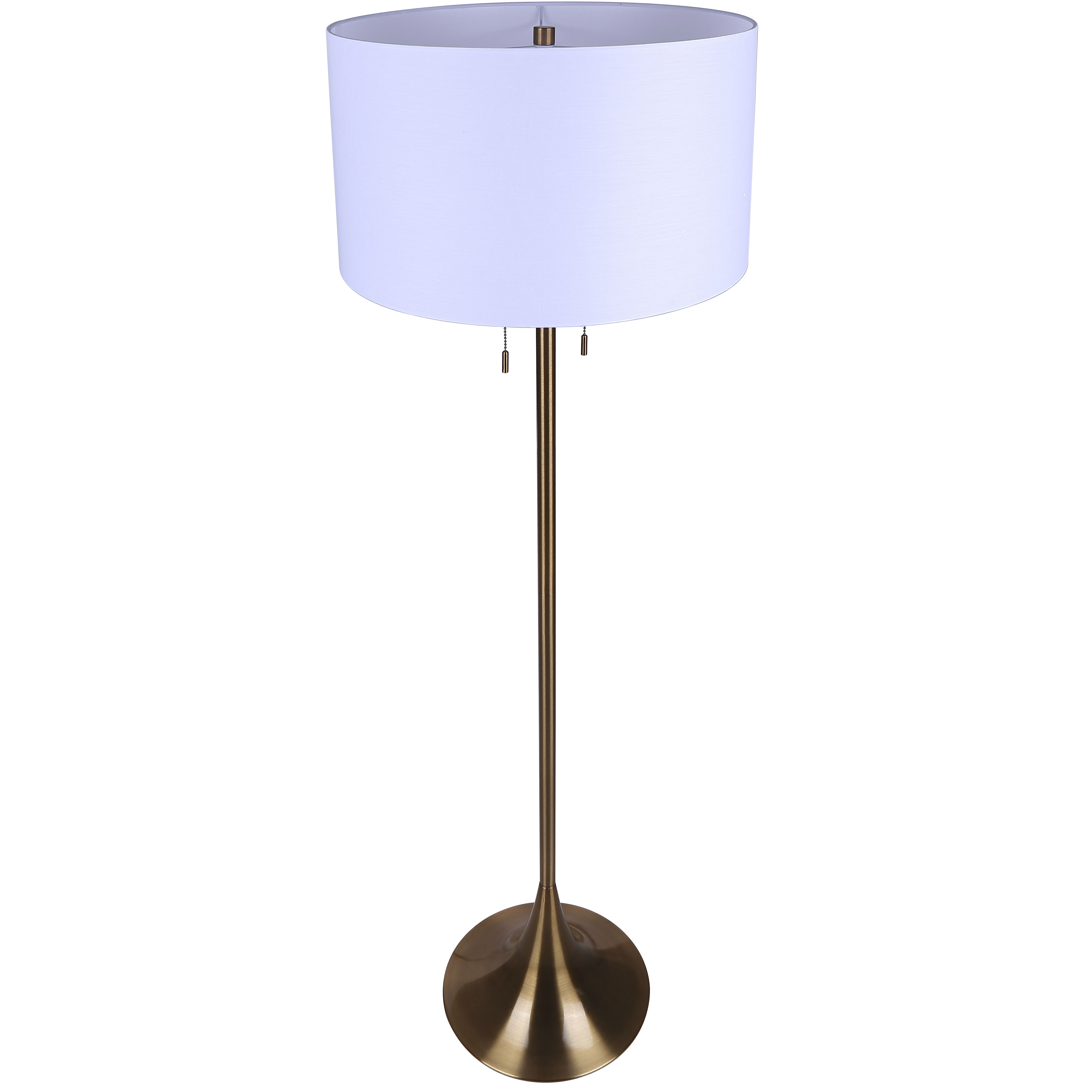 Clara 61 inch 100.00 watt Gold Floor Lamp Portable Light
