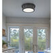 Bentley LED 12 inch Matte Black Flush Mount Ceiling Light