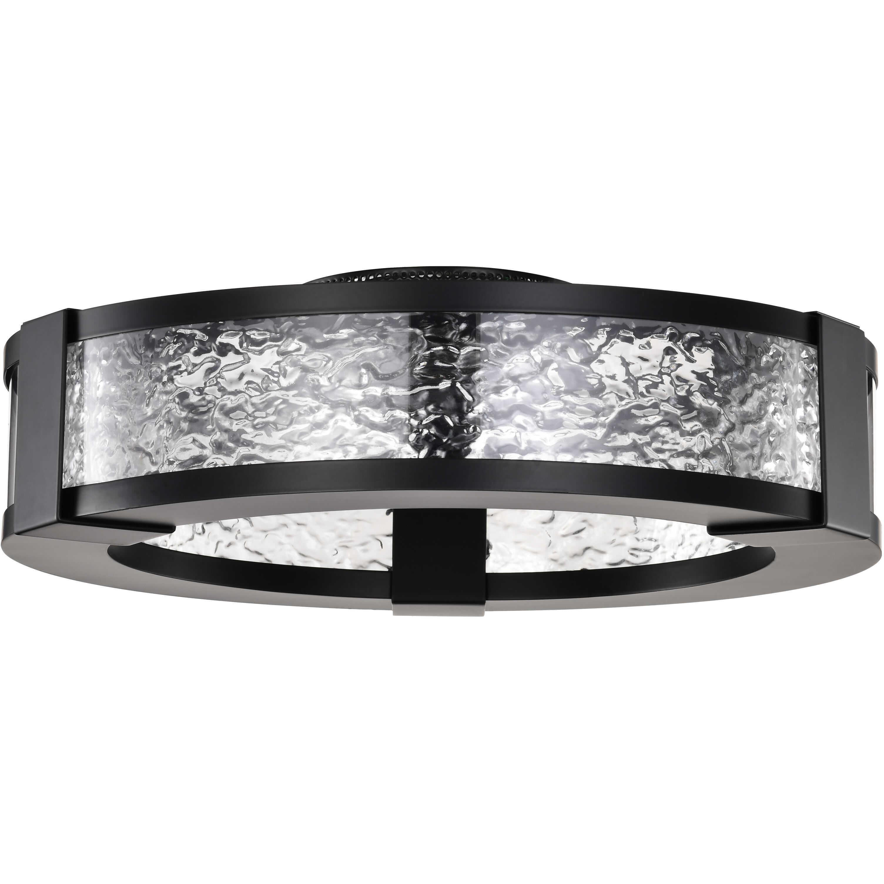 Darrow LED 13.25 inch Matte Black Flush Mount Ceiling Light