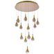 Amherst 13 Light 30 inch Satin Gold Chandelier Ceiling Light