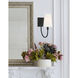 Cameron 1 Light 5 inch Matte Black Wall Sconce Wall Light, Essentials