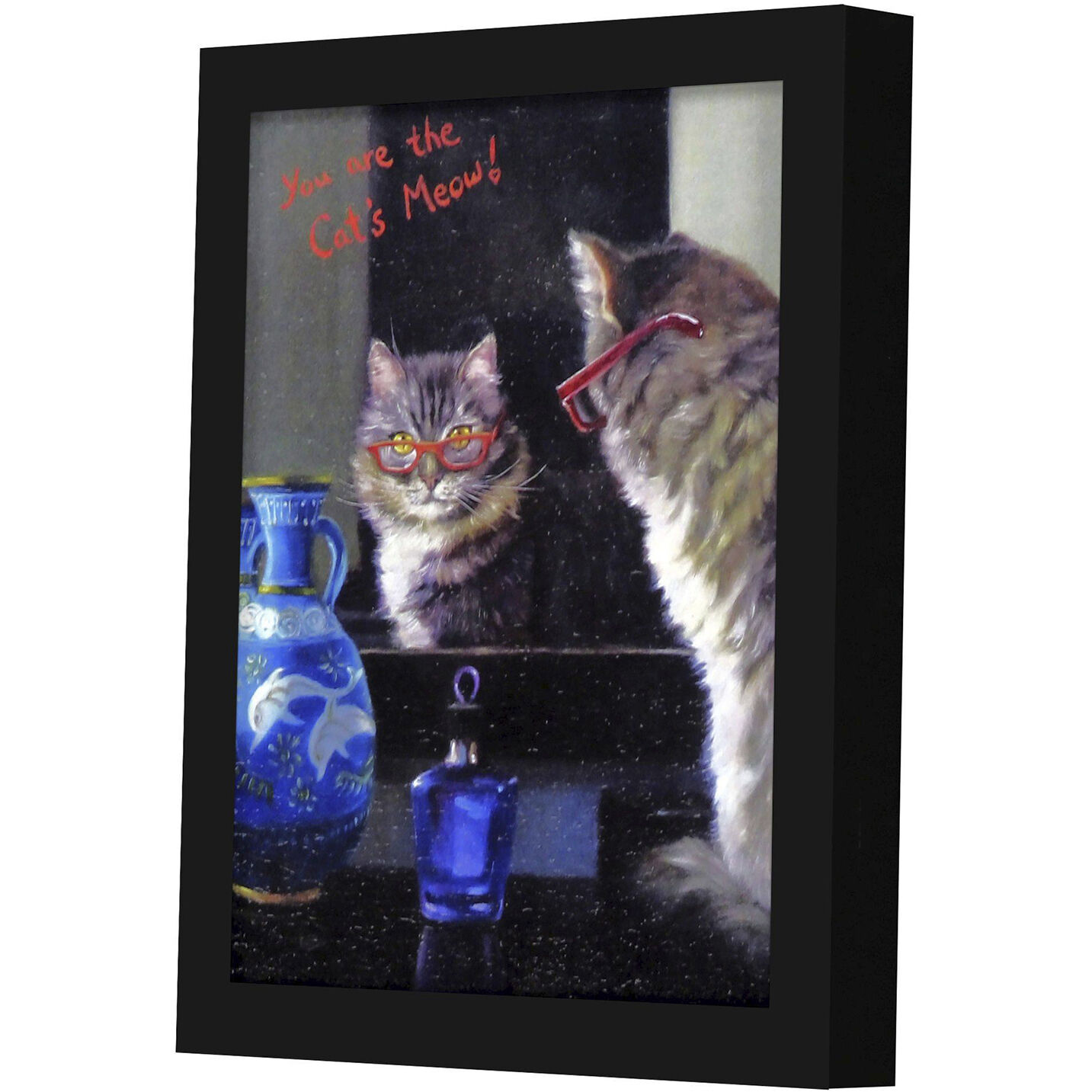 Animals 11 X 9 inch Non-Glass Framed Art, Propac