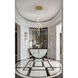 Canada LED 24 inch Brass Chandelier Ceiling Light