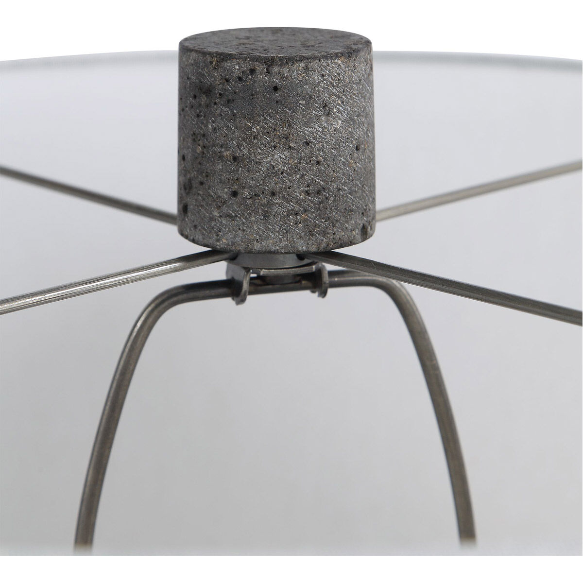 Dimitri 28 inch 150 watt Light Blue Crackle Glaze and Aged Charcoal Table Lamp Portable Light