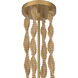 Cordon 4 Light 40 inch Legacy Brass Pendant Ceiling Light