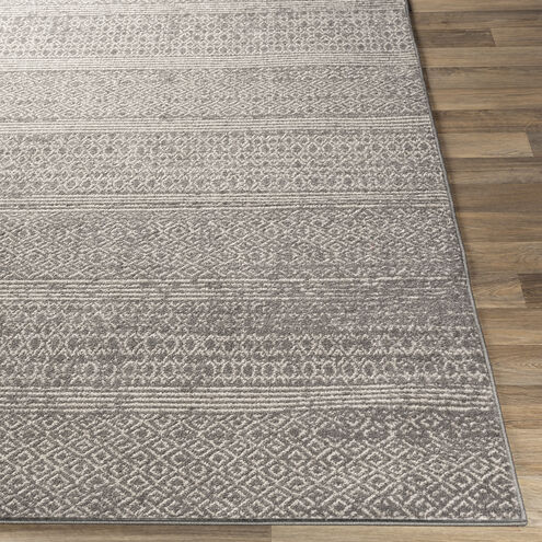 Chester 122.05 X 94.49 inch Charcoal/Light Beige/Seafoam Machine Woven Rug in 8 x 10, Rectangle