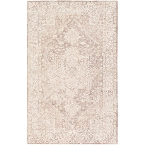 Emerson 90 X 60 inch Medium Brown Rug, Rectangle